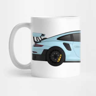 GT2RS Side Light-blue Mug